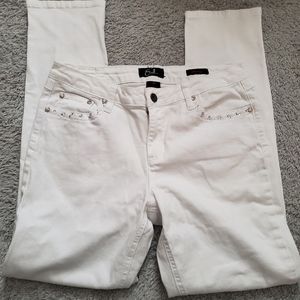 Earl Jeans Skinny White Womens Size 12